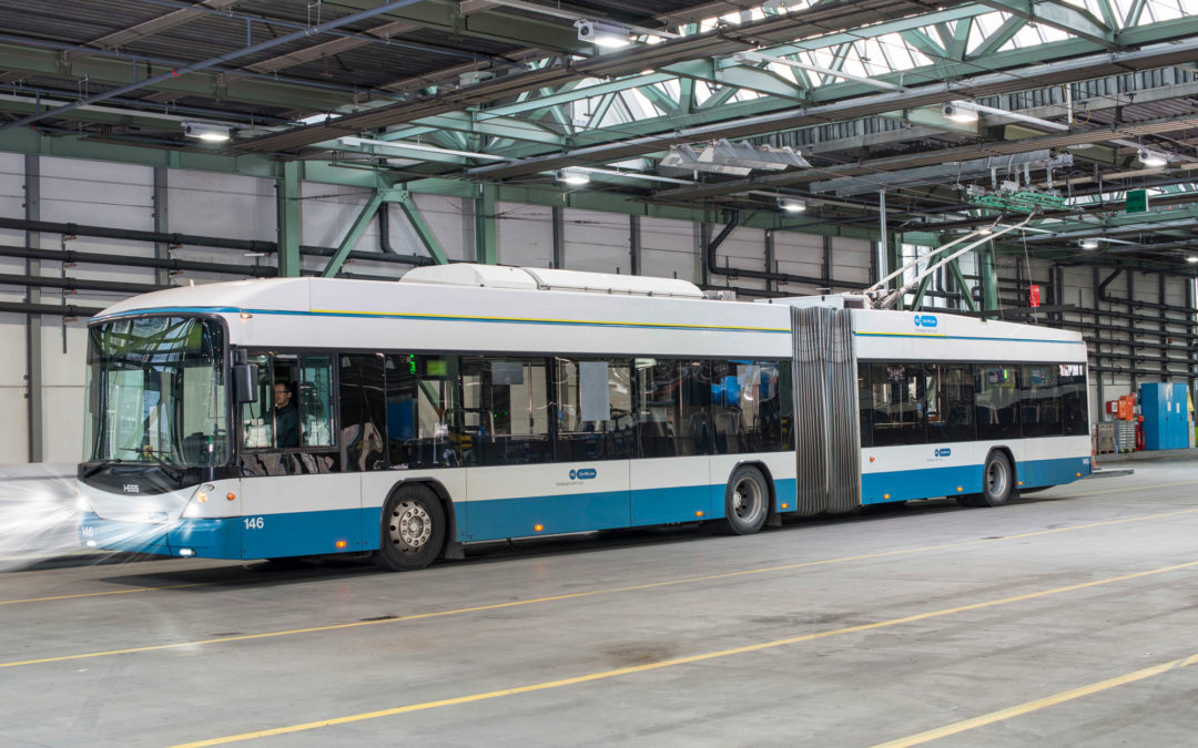 Kruch Trolleybus Checkpoint put into operation at VBZ